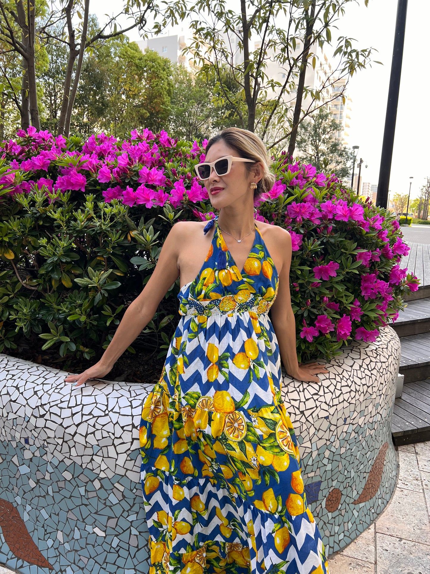 Azul limon Dress